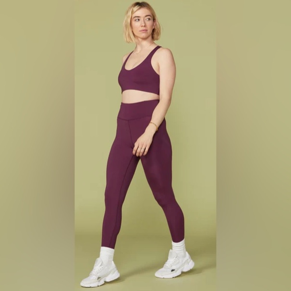 Girlfriend Collective Plum Seamless LITE High Rise Legging